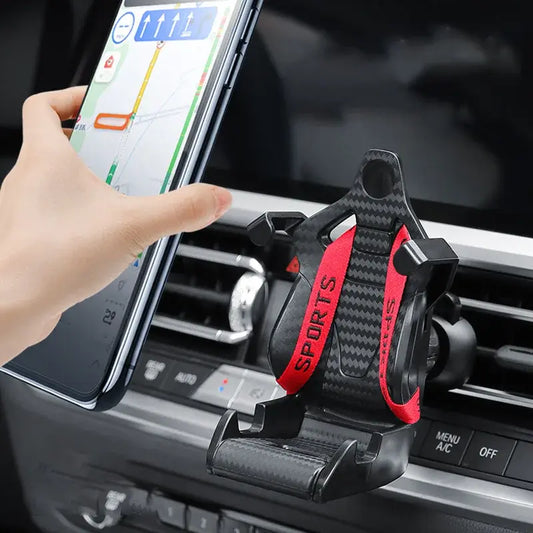 Racing Seat Design Car Phone Holder