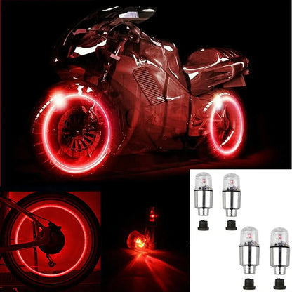 Tire Air Valve Stem LED Light Cap Cover - Auto Glamor