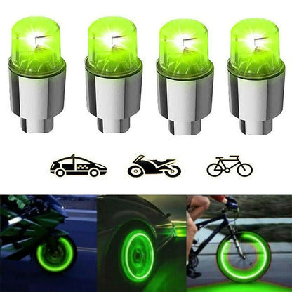 Tire Air Valve Stem LED Light Cap Cover - Auto Glamor