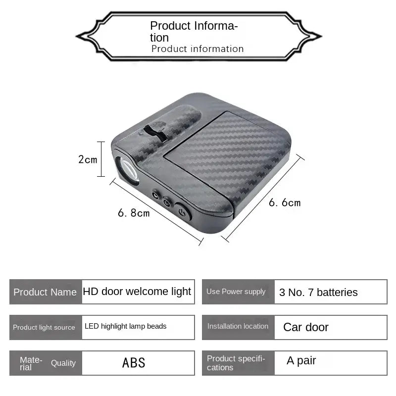 Car Logo Wireless Courtesy Car Door Projector - Auto Glamor