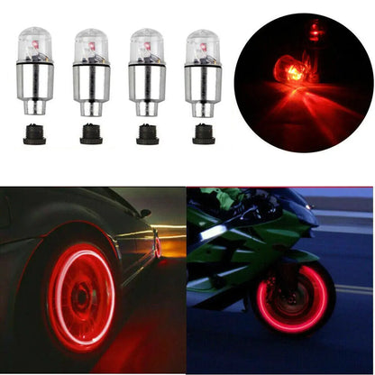 Tire Air Valve Stem LED Light Cap Cover - Auto Glamor