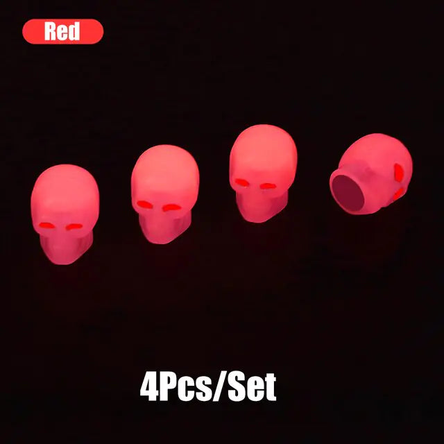 Glow in The Dark Tire Valve Caps - Auto Glamor