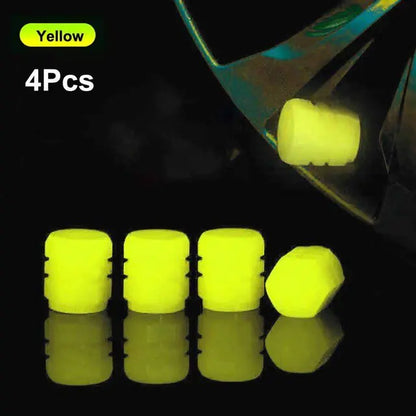 Glow in The Dark Tire Valve Caps - Auto Glamor