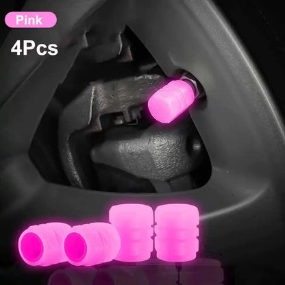 Glow in The Dark Tire Valve Caps - Auto Glamor