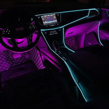 5m Car Interior EL Cold Light Line USB DIY Ambient Light