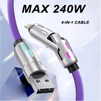 Fast Charging Cable with Breathing Light